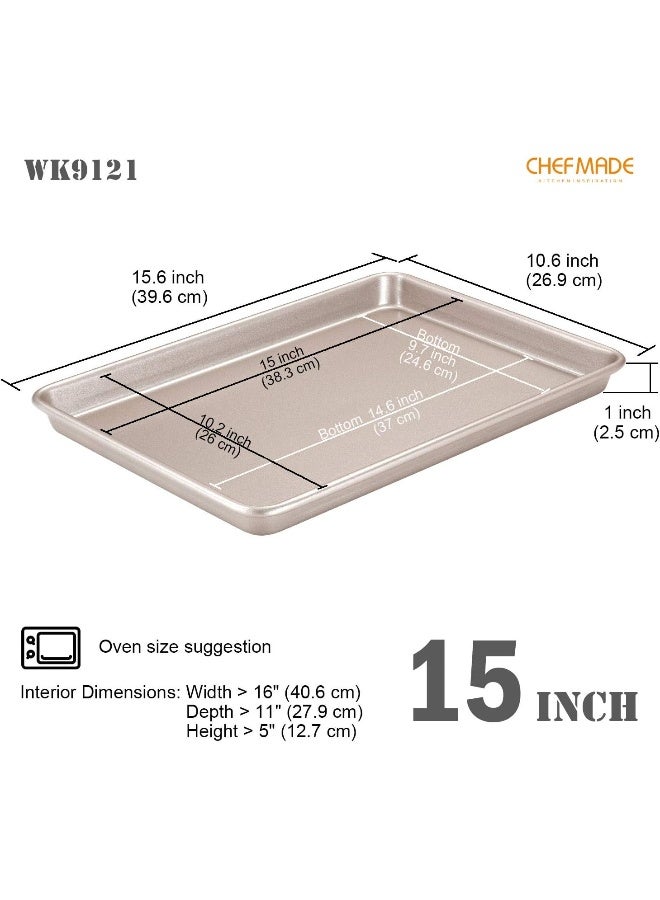 شيف ميد صينية خبز مقاس 15 بوصة - Image 2