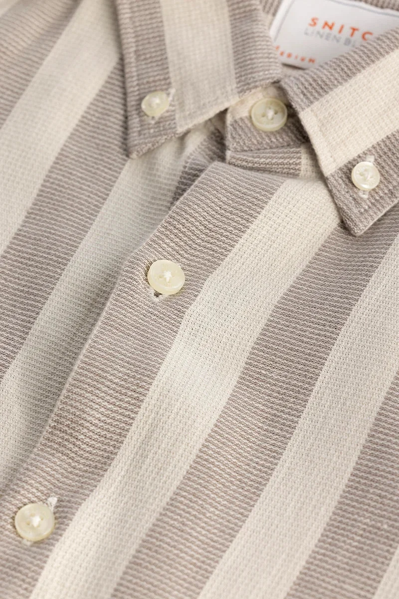 SNITCH Aurora Grey Stripe Shirt