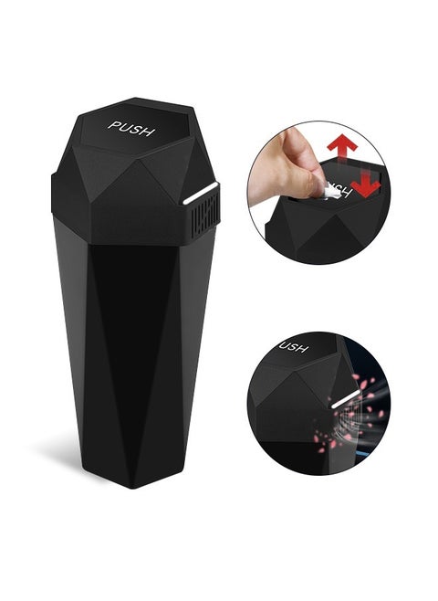 Waterproof Car Trash Can with Garbage Bag and Aromatherapy Sheet, Multi-Purpose Auto Trash Container, Easy to Use and Clean