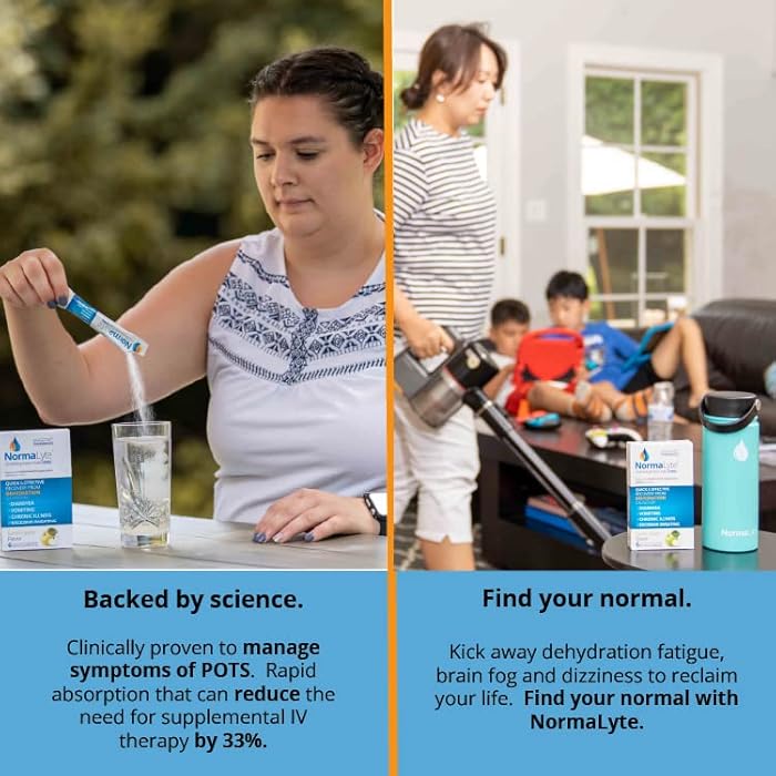 NormaLyte Oral Rehydration Salts Pack of 8-4 Flavors Energy Supplement, Electrolytes Powder Packets, Potassium Supplement, Vegan, Dehydration Tablets - Image 3