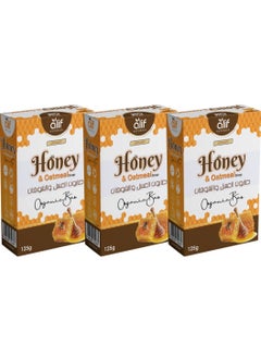 ALIF NATURALS Honey and Oatmeal Handmade Soap | Made with Organic Ingredients | Nourishing Blend, Gentle Exfoliation, Moisture-Rich, and Soothing | 125g |  - Image 1