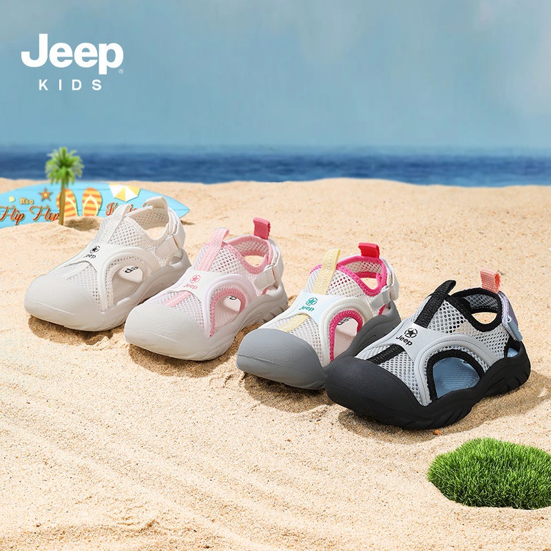 Jeep Sandals Children'S Quick-Drying Beach Shoes 2025 Boys' Shoes Baotou Outdoor Boys' River Tracing Shoes - Image 5