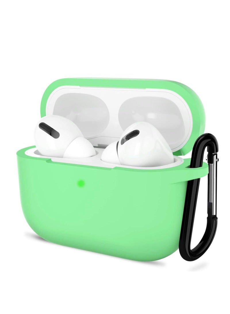 AirPods Pro 2nd Generation Case Cover, Protective Silicone Skin Accessories with Keychain for Women Men for Apple AirPods Pro Gen 2 (2022), Front LED Visible