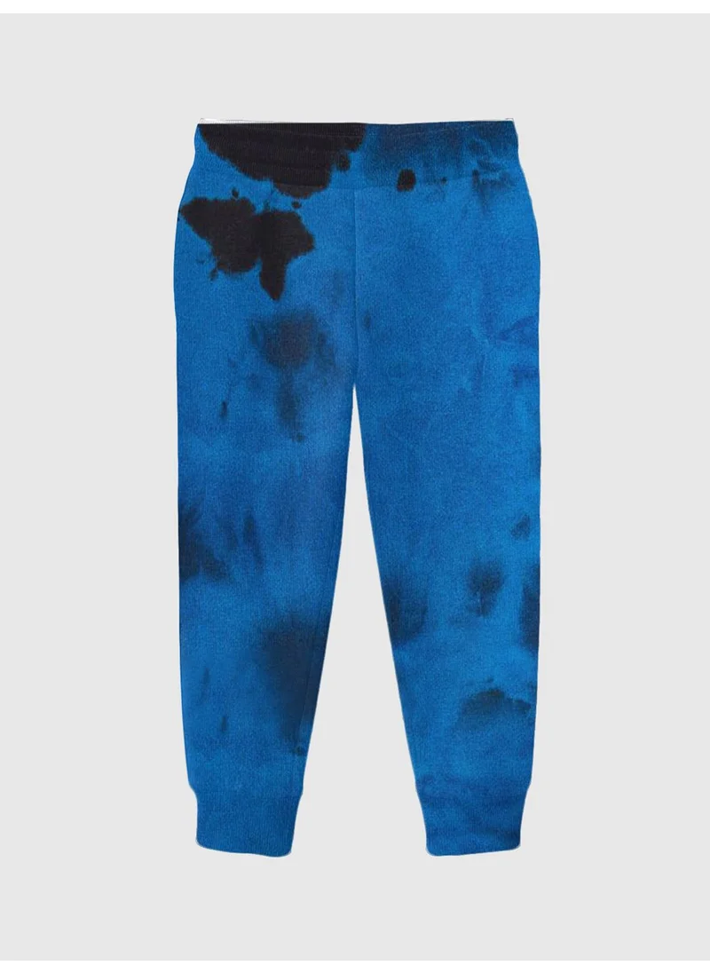 بونكيدز Regular Printed Royal And Blue Cotton Joggers For Boys Pull On 100 % Cotton