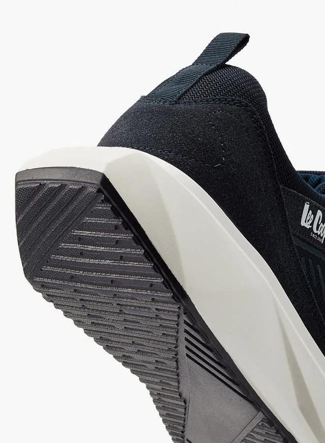 Lee Cooper NAVY Men'S Panelled Lace-Up Ortholite Sneakers With Pull Tab for Men | Best Price UAE