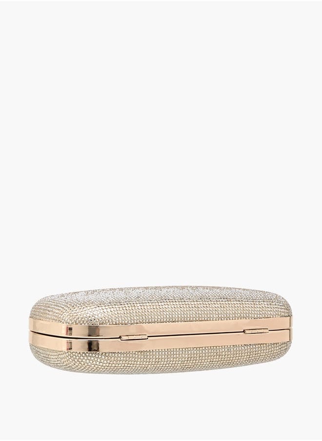 Flora Bella By Shoexpress - Women Studded Clutch with Chain Strap and Flap Closure - Image 1