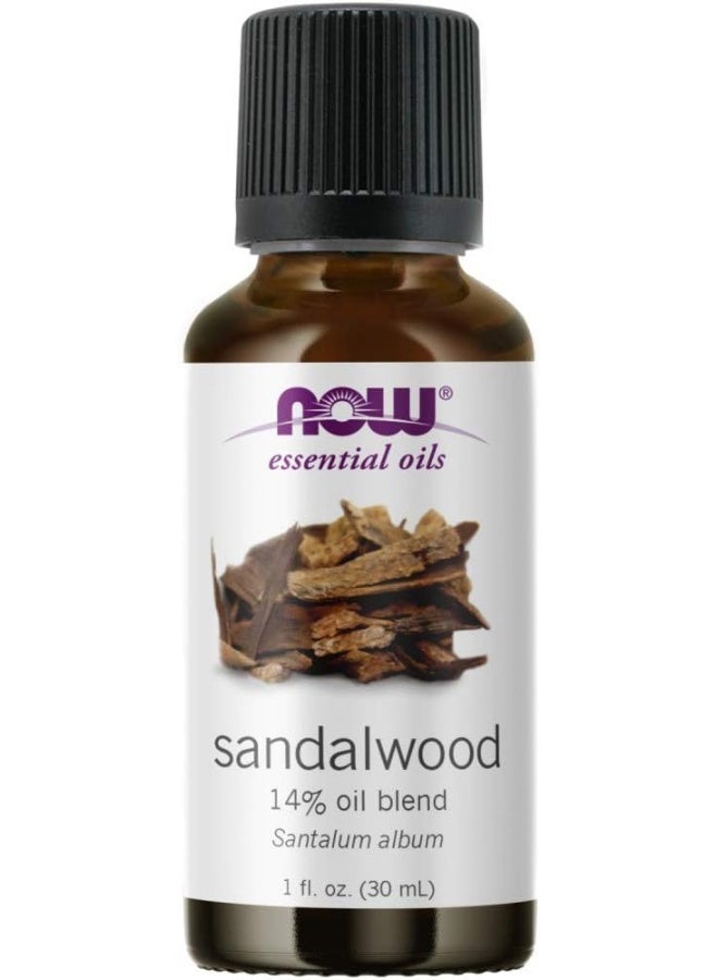 now Now Foods - Pure & Natural 14% Essential Oil Blend Sandalwood 1 Fl. Oz. - Image 1