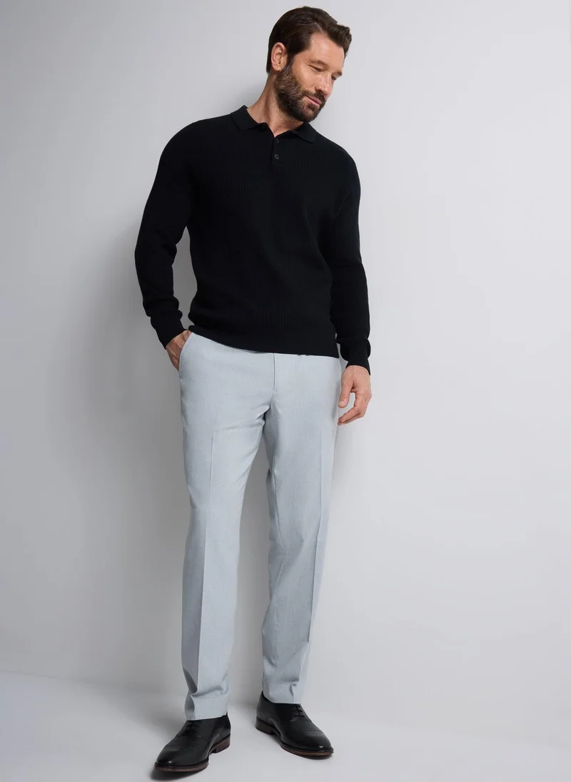 Matalan Grey Taylor & Wright Dalton Grey Tailored Fit Suit Trousers for Men | Best Price UAE