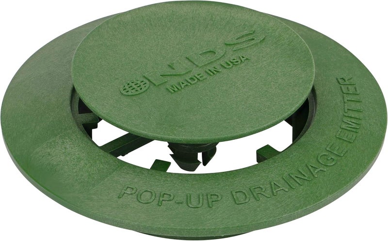 NDS 420C Pop-Up Drainage Emitter, fits 3-Inch and 4-Inch Sewer and Drain Fittings, Works with Drainage Systems Including Catch Basins and Channel Drains, Green - Image 3