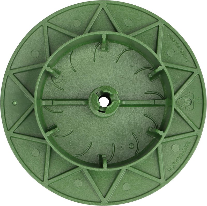 NDS 420C Pop-Up Drainage Emitter, fits 3-Inch and 4-Inch Sewer and Drain Fittings, Works with Drainage Systems Including Catch Basins and Channel Drains, Green - Image 2