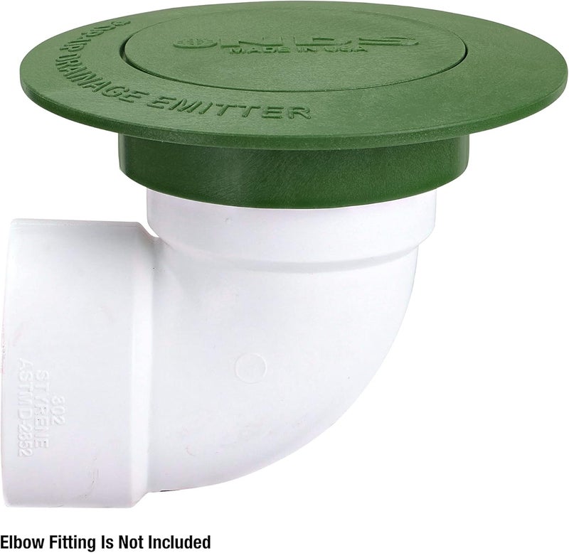 NDS 420C Pop-Up Drainage Emitter, fits 3-Inch and 4-Inch Sewer and Drain Fittings, Works with Drainage Systems Including Catch Basins and Channel Drains, Green - Image 5