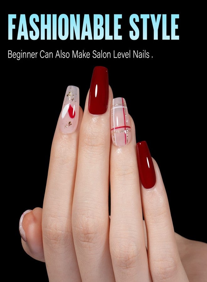 TOMICCA Medium Coffin Nail Tips, 240Pcs Half Matte Nail Tips, 15 Sizes Nail Extension Tips Set, Full Cover Pre Shaped Fake Nails for Beginner and Professional DIY Nail Salon - Image 5