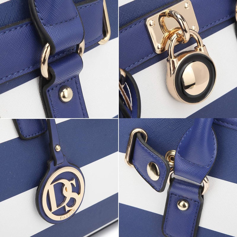 DASEIN Women Designer Handbags and Purses Ladies Satchel Bags Shoulder Bags Top Handle Bags w/Matching Wallet - Image 4