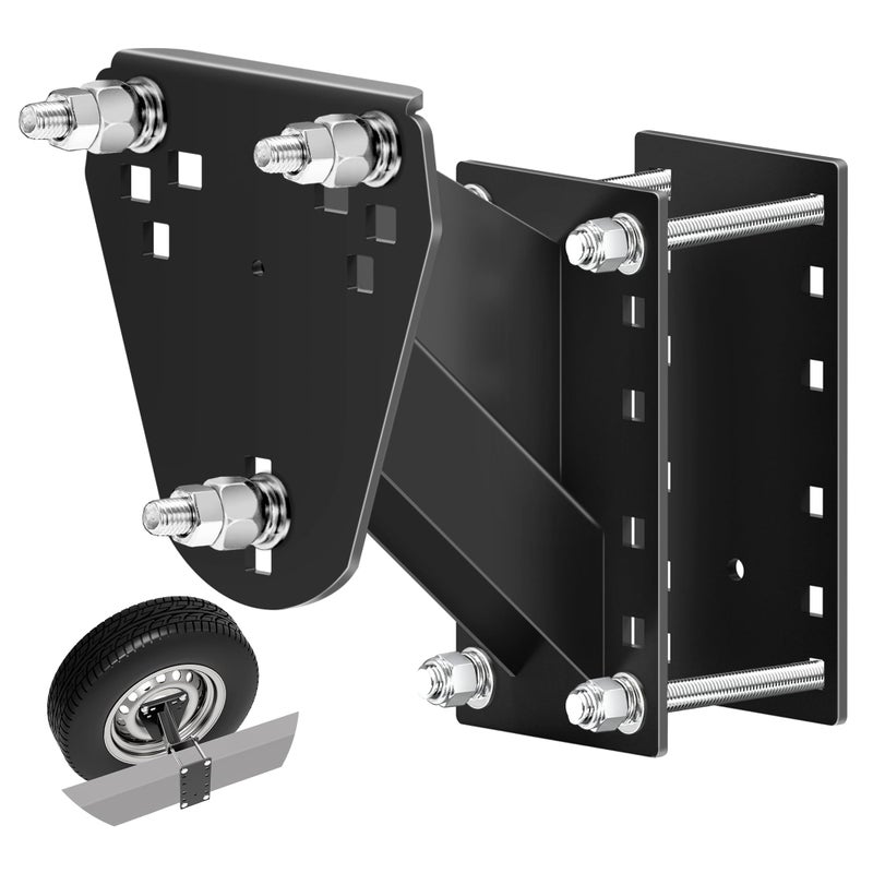 Trailer Spare Tire Mount for Utility Trailer AccessoriesRv Spare Tire MountSpare Tire Carrier Fits 4 5 6 8 Lugs Trailer Wheels on 4425 454755532 55 or 65 Bolt Patterns