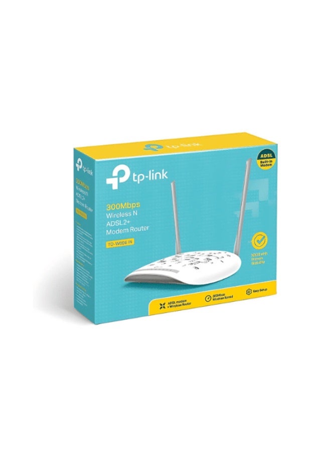 TP-LINK TD-W8961N 300Mbps fixed Antenna Wireless N ADSL2+ Modem RouterTD-W8961N 300Mbps fixed Antenna Wireless N ADSL2+ Modem Router - Image 1
