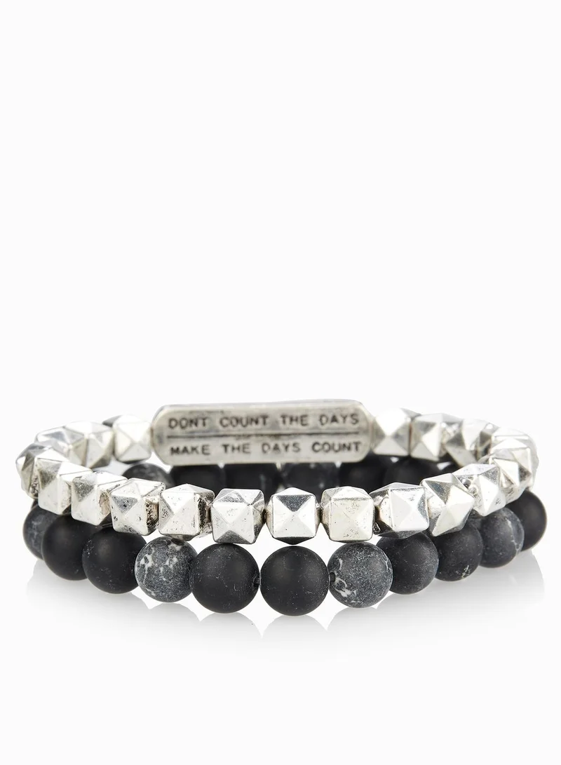 Icon Brand 2 Pack Made Bail Bracelets