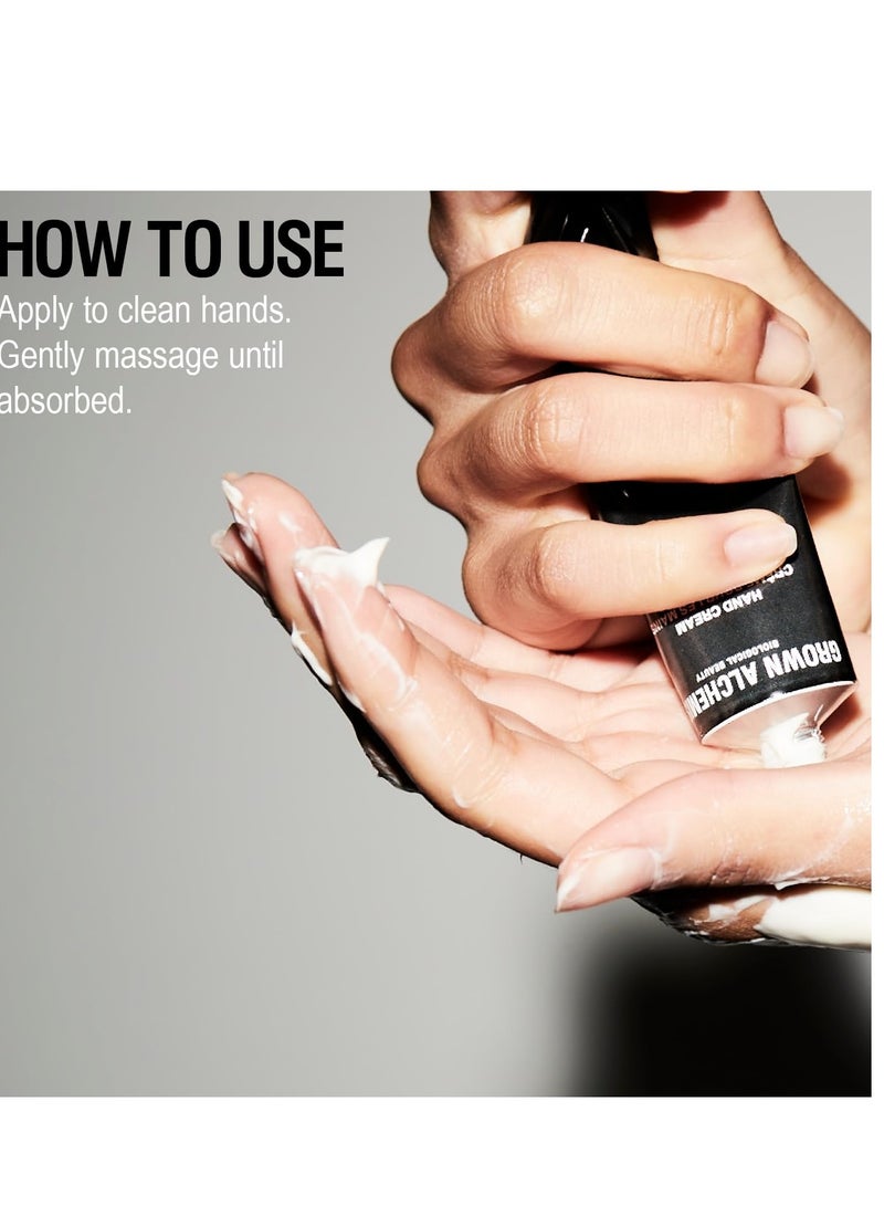 Grown Alchemist Restorative Hand Cream. Vanilla and Orange Peel. Non-Greasy Moisturizer to Nourish and Soften Hands (65ml). - Image 1