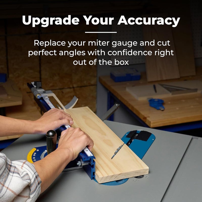 Kreg Precision Miter Gauge System with 24-Inch Anodized Aluminum Bar - Image 3