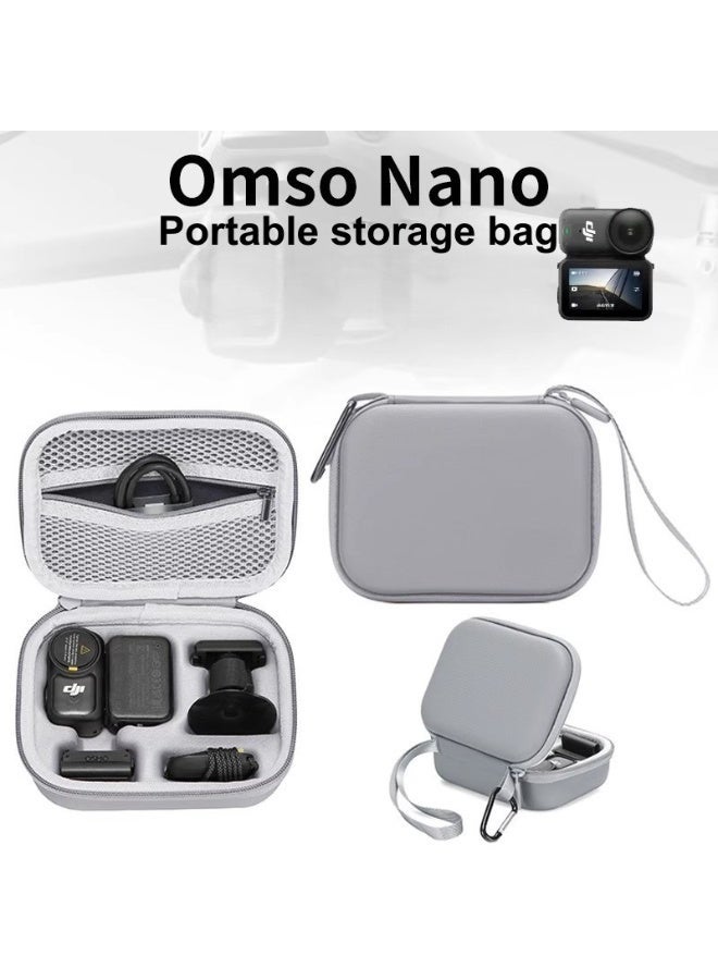 حقيبة تخزين DJI OSMO Nano، حقيبة صلبة الحماية، حقيبة محمولة باليد لمجموعة كاميرا الأكشن الكاملة. - Image 1