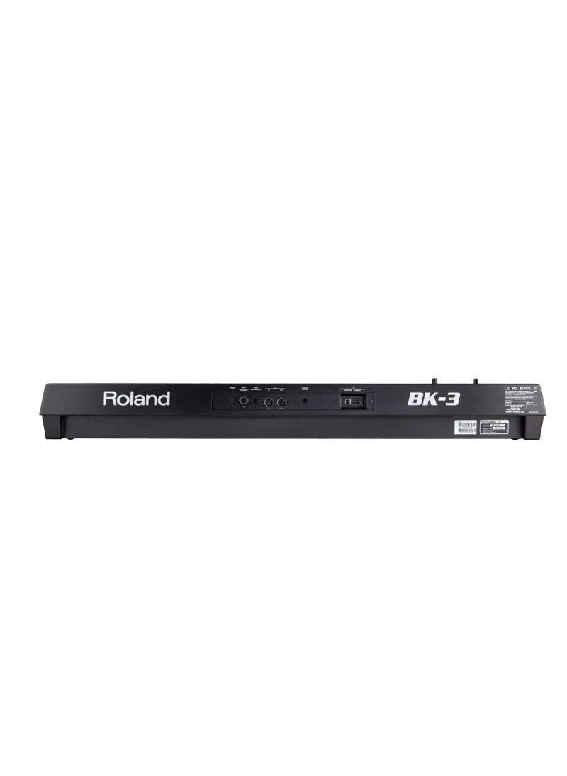 Roland Roland BK-3 61-Key Backing Keyboard (Black)  - Image 4