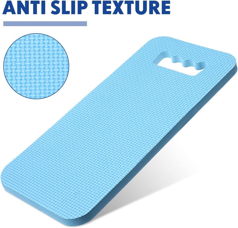 Riakrum 20 Pcs Garden Kneeling Pad Garden Knee Pads Thick Foam Knee Mat Waterproof Knee Cushions for Kneeling Multi Functional Kneeler for Praying, Gardening, Baby Bath, Yoga, 15.4 x 6.7 Inch (Blue) - Image 3