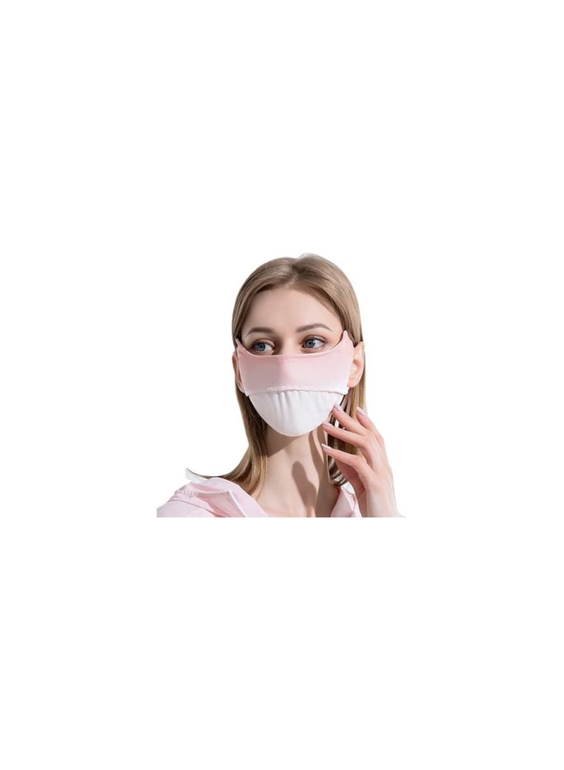 5 Pack UV Protection Face Masks, Washable u0026 Reusable, Breathable for Exercise, Sports, Golf, Running, Climbing, Yoga, Fitness, UPF 50+ Sun Protection for Women. - Image 2