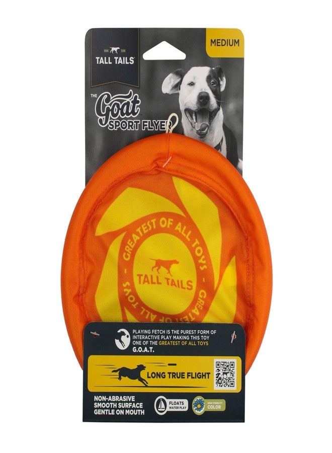 Tall Tails G.O.A.T. Greatest of All Toys Sport Flyer Fetch Toy for Dogs, Medium - Image 3