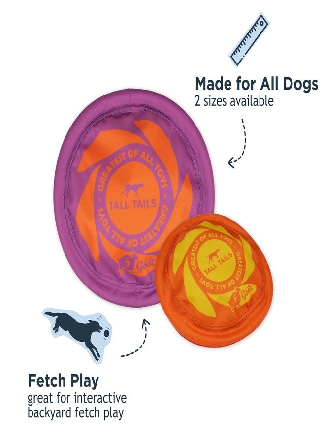 Tall Tails G.O.A.T. Greatest of All Toys Sport Flyer Fetch Toy for Dogs, Medium - Image 4