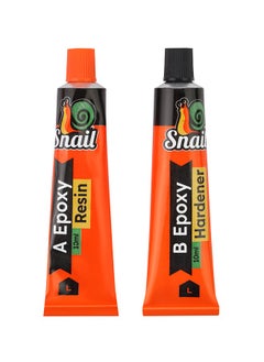 LAWAZIM AB Epoxy Glue - Waterproof High-strength Quick-Drying Adhesive with Resin and Hardener on Glass Metal Plastic Rubber Wood Ceramic Fabric Leather and Tiles - for Electronic Household Outdoors  - Image 1