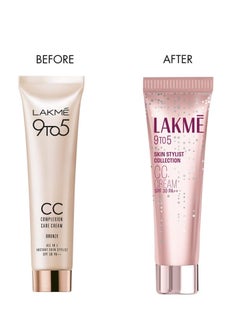 LAKME 9 To 5 Skin Stylist Collection CC Cream Complexion Care Cream SPF 30 PA++ Bronze 30g  - Image 2