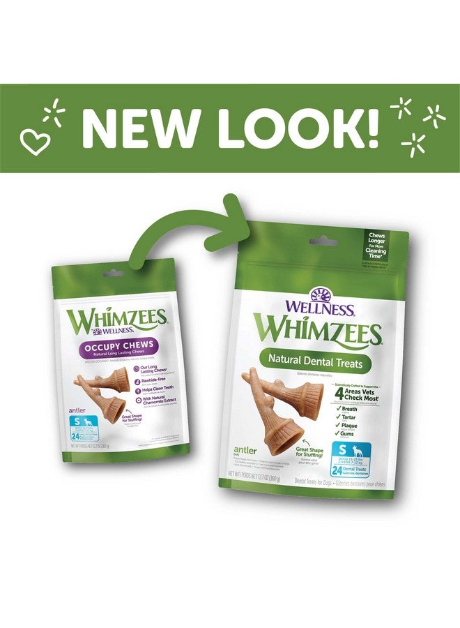 ويمزيس مكافآت أسنان الكلاب من ويمزيز ويلنس أوكيوبي، مضغ طبيعي، حجم صغير، (24 قطعة) - Image 3