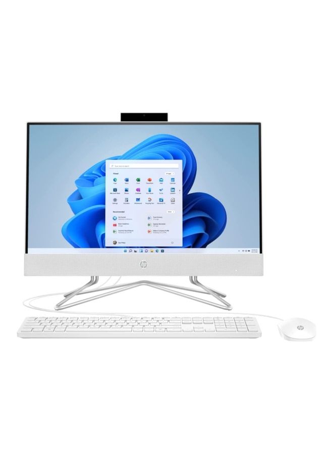 HP ‎كمبيوتر الأعمال‎ 200 G4 22 ‎الكل في واحد بشاشة مقاس 21.5 بوصة ومعالج كور i3-10110U / ذاكرة رام 8 جيجابايت / محرك أقراص SSD سعة 256 جيجابايت / بطاقة رسومات إنتل دقة فائقة الوضوح/ نظام ويندوز 11 اللغة الإنجليزية أبيض - Image 1