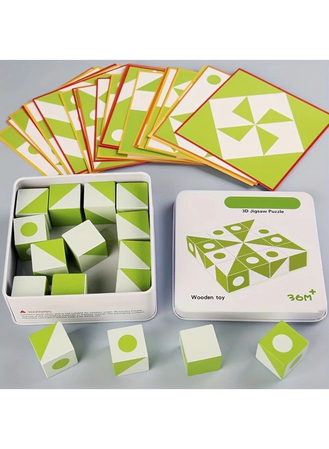 LTC00795 لعبة لوح الألغاز الخشبية ثلاثية الأبعاد تُطور التفكير المنطقي ومهارات حل المشكلات - Image 4