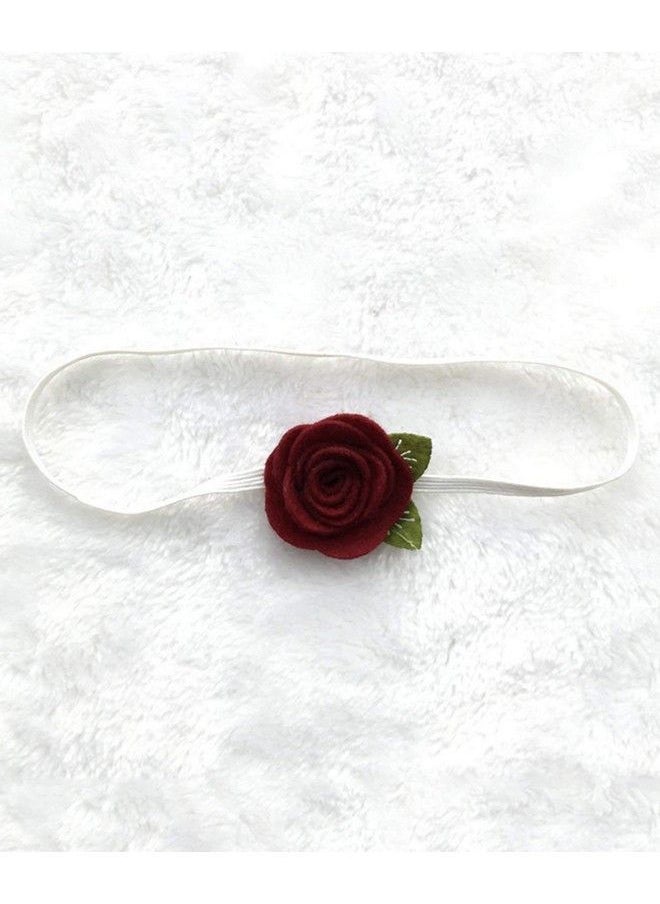 BabyMoon Baby Headbands Flower Cotton Hairbands For Newborns And Toddlers Pack Of 4Multicolor  - Image 5