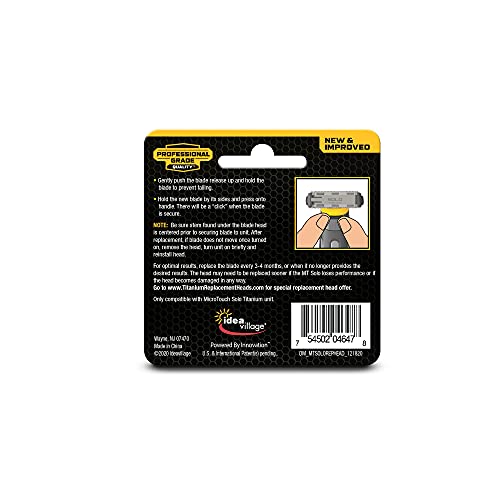 Micro Touch Titanium Solo Replacement Blade Only - Image 4