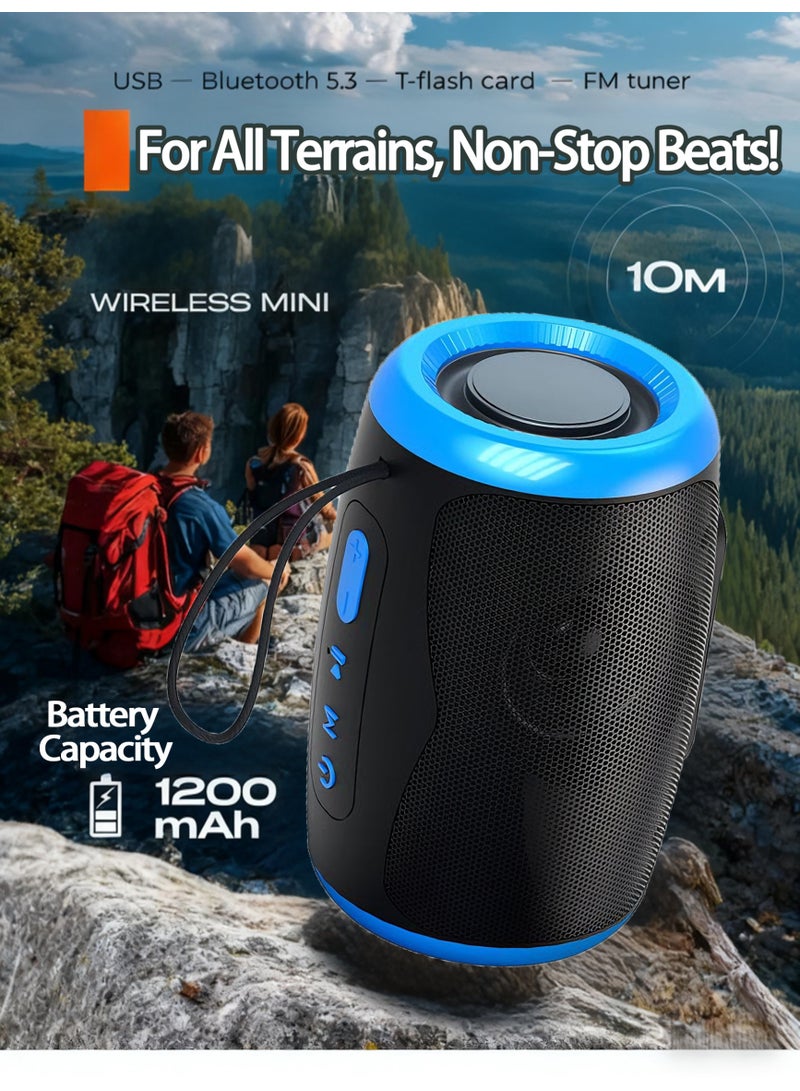 Portable Bluetooth Speaker,Waterproof Wireless Portable Outdoor Speaker - Image 1