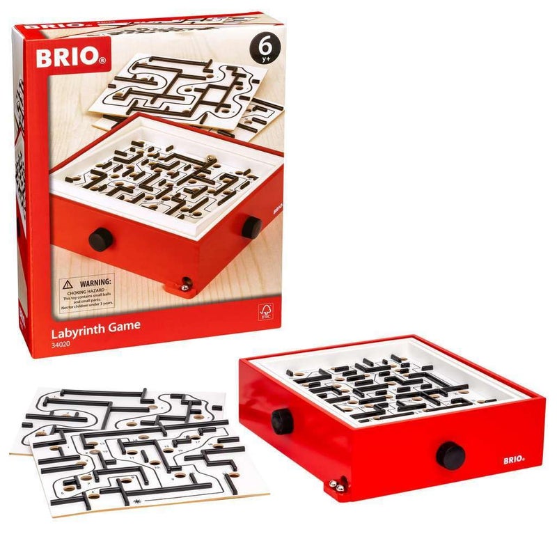 BRIO World 34020 Labyrinth Game + Extra Boards | Skill-Enhancing Puzzle | Engaging Activity for Kids & Teens | Promotes Cognitive Abilities - Image 4