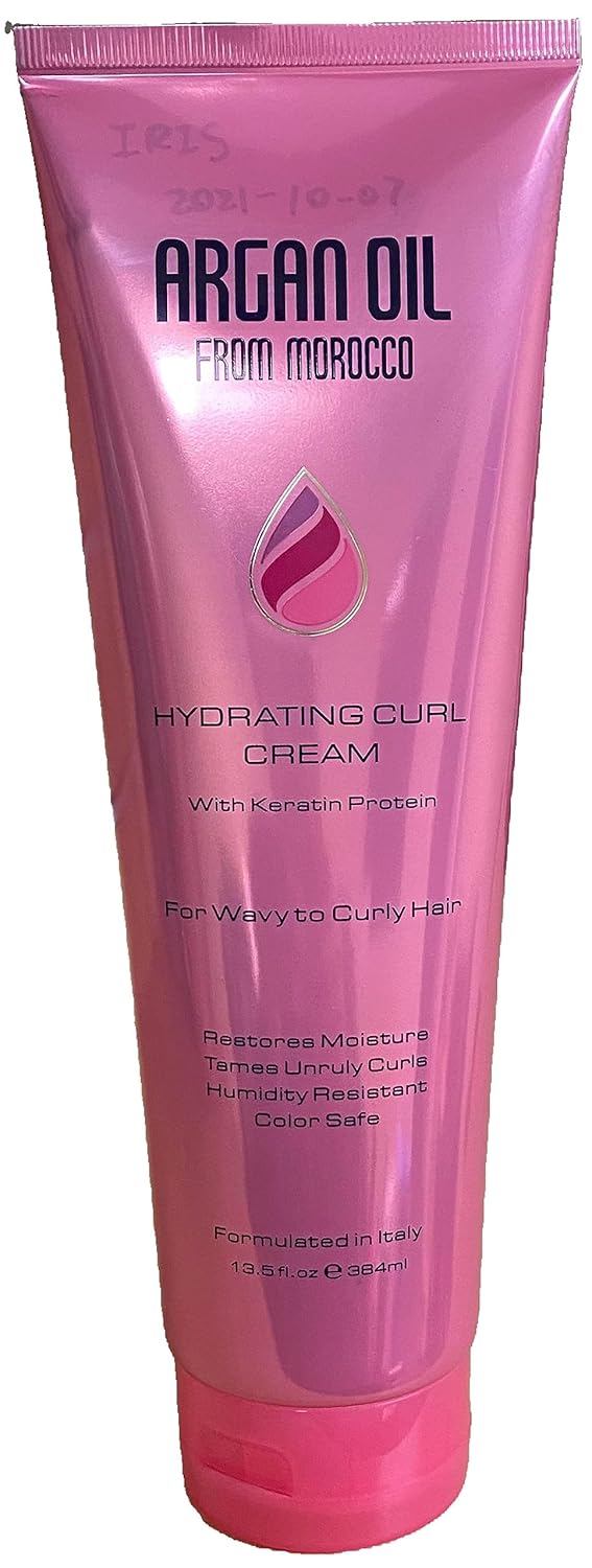 Argan Argan Oil from Morocco Hydrating Curl Cream with Keratin Protein 13 floz 384 ml 