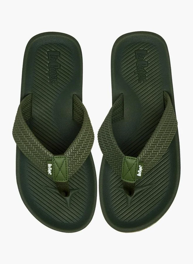 Lee Cooper Men Textured Flip-Flops