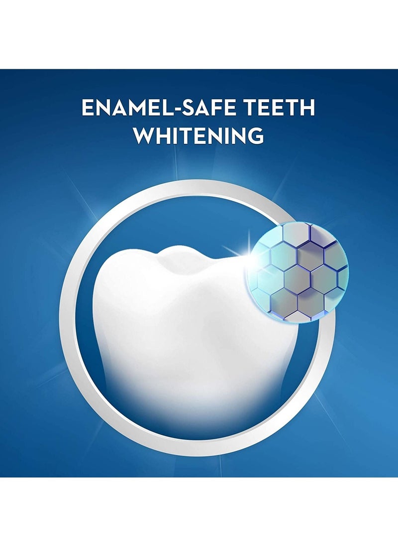 Crest 3DWhitestrips Noticeably White At-Home Teeth Whitening Kit, 3 Treatments  - Image 3