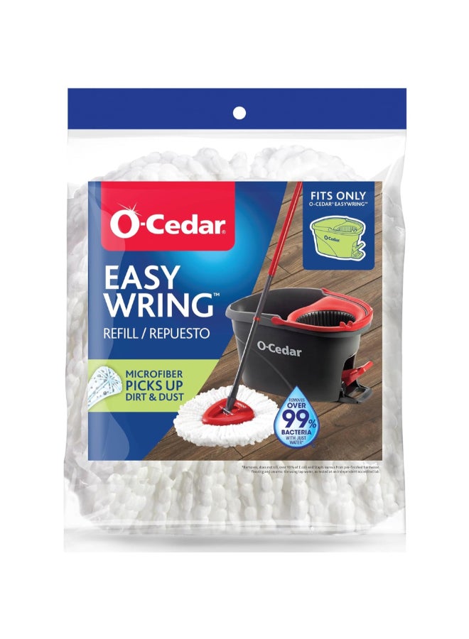 o cedar Easy Wring Microfiber Spin Mop Refill White 36.67 x 20.72 x 56.23 cm 148474  - Image 1
