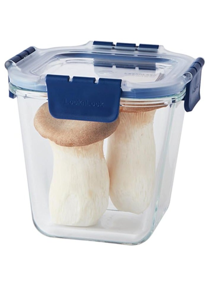 LOCK & LOCK Topclass Square Heat Resist. Glass Cont. 950Ml - Image 2