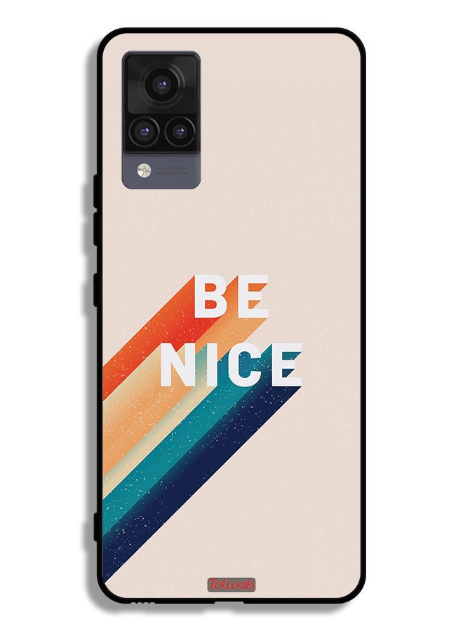 Tolwak Vivo V21 4G Protective Case Cover Be Nice - Image 2