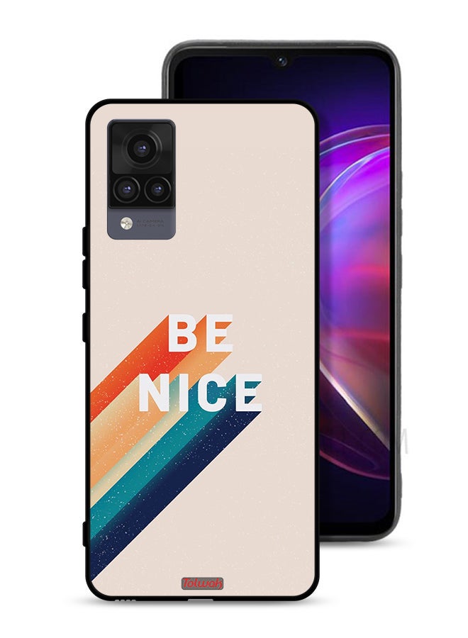Tolwak Vivo V21 4G Protective Case Cover Be Nice - Image 1