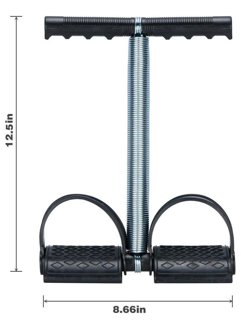 KIIUMI Multifunction Tension Rope with Handles,Tummy Trimmer full body exercise workout,Foot Pedal Resistance Bands, Perfect for Abs Exerciser, Body Toning, Abdomen, Yoga Training, Fitness Equipment for Men and Women,29x29x24cm - Image 2