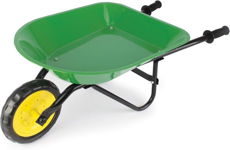 John Deere TOMY Kids Wheelbarrow - 34 Inch - Kids Gardening Tools - Toys - Ages 2 Years and Up - Image 2