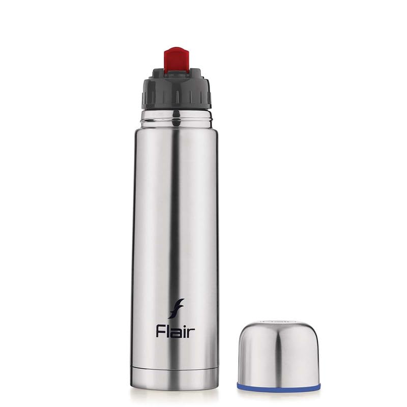 Flair Power Insulated Steel Bottle | Upto 24 Hours Hot & Cold | Leakproof, BPA-Free, Tough & Durable, Copper Coated-Double Walled, Rust Free Water Bottle (750 ml,Blue) - Image 2