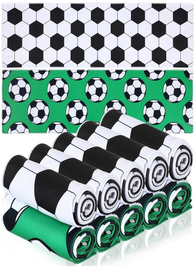 Remagr 12 Pcs Soccer Cooling Towels 30" x 9" Quick Dry Microfiber Sweat Towels for Workout, Gym, Running, Soccer Teams Sports Fans Party Favors Gifts - Image 1