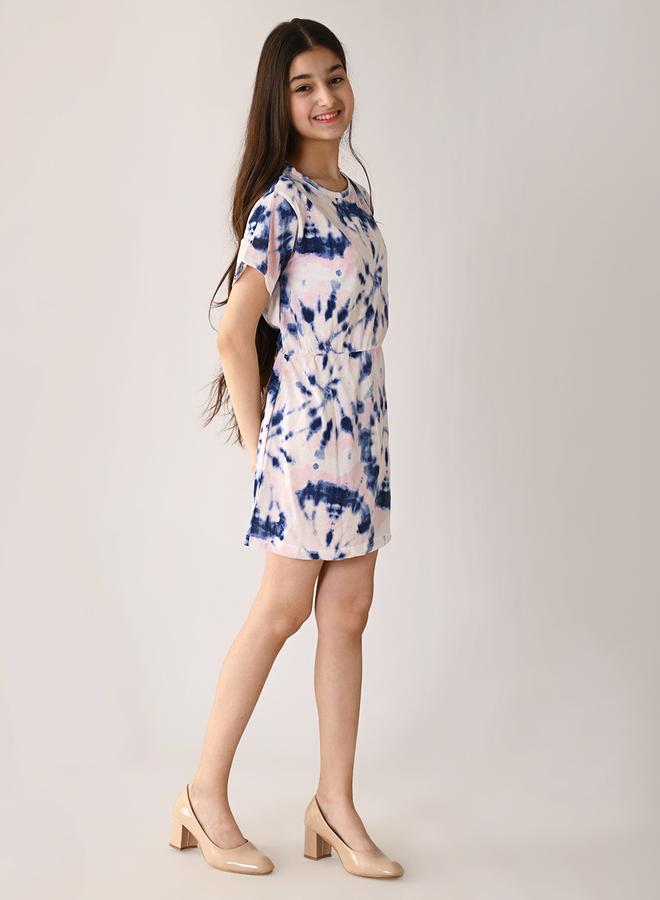 LILPICKS Tie-Dye Mini Dress  - Image 4