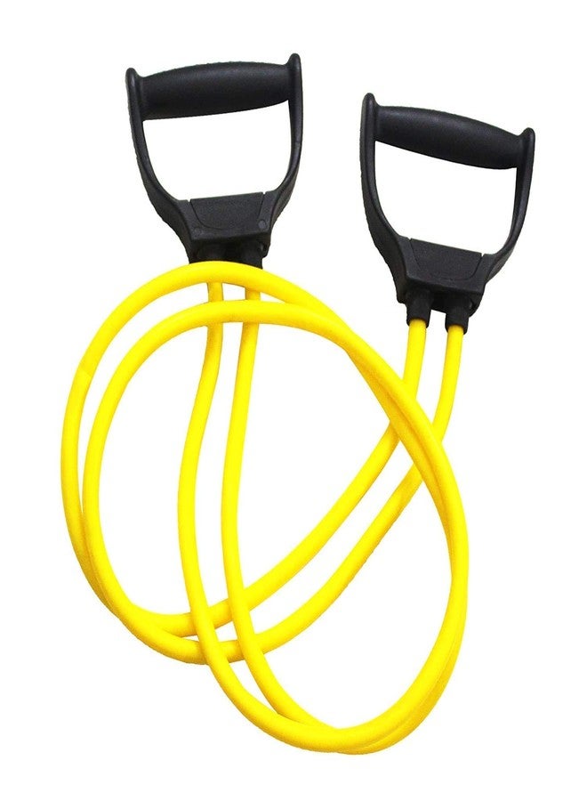 FEWORLD Resistance Toning Tube, with Foam Handles, Door Anchor for Exercise & Stretching, Suitable in Home & Gym Workout for Men & Women-Multi Resistance. - Image 1